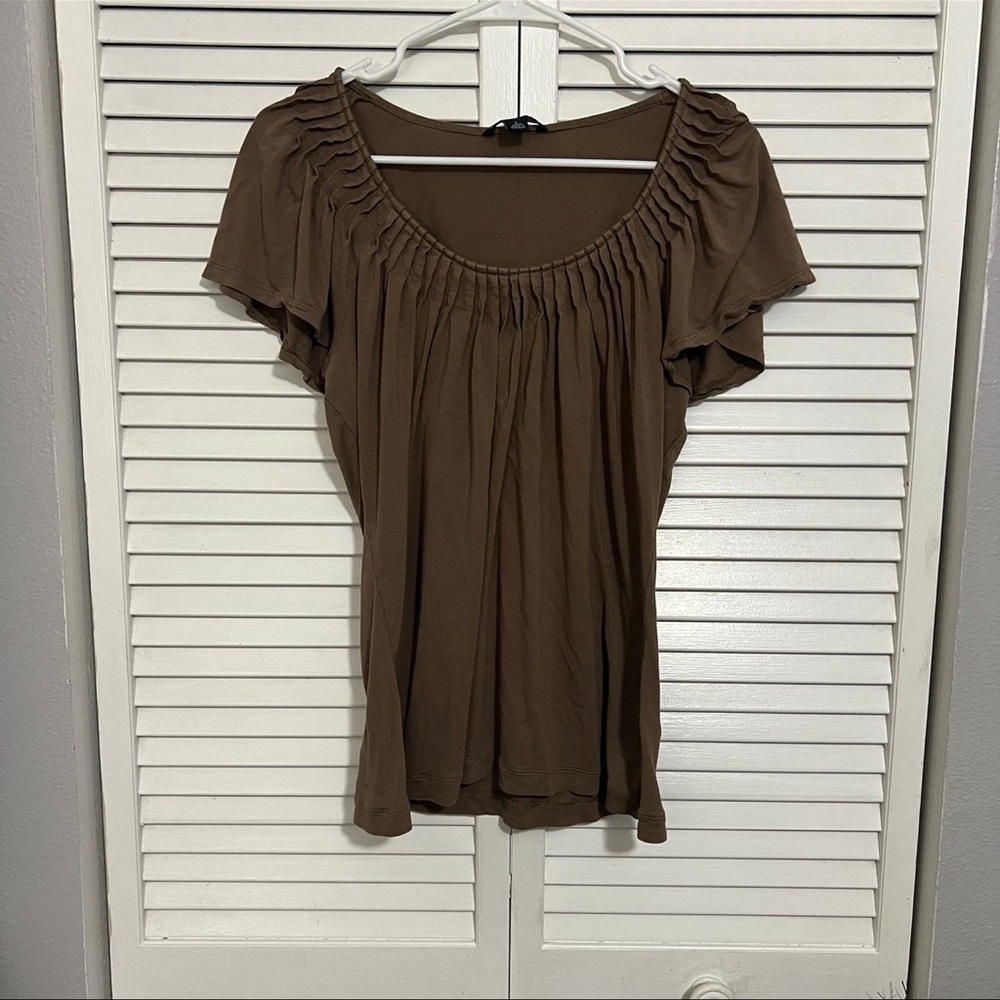Banana Republic brown blouse